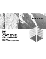 Cateye CC-AT100 (ALTIMETER) (Japanese) User Manual preview