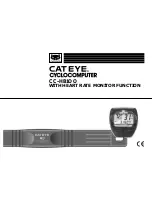 Preview for 1 page of Cateye CC-HB100 Manual