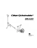 Cateye CS-1000 (CYCLO SIMULATOR) Service Manual preview