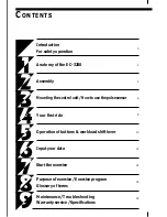 Preview for 4 page of Cateye EC3200E Operating Instructions Manual