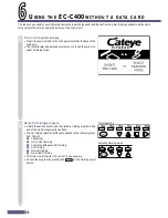 Предварительный просмотр 18 страницы Cateye ECC400E Instruction Manual