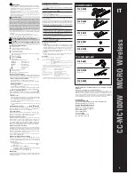 Preview for 3 page of Cateye MICRO Wireless CC-MC100W (Italian) Owner'S Manual