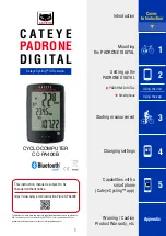 Preview for 1 page of Cateye PADRONE DIGITAL CC-PA400B Manual