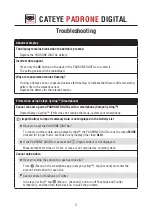 Preview for 3 page of Cateye PADRONE DIGITAL Troubleshooting