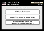 Preview for 4 page of Cateye Stealth 10 Quick Start Manual