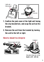 Preview for 5 page of Cateye Sync Wearable SL-NW100 Manual