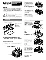 Preview for 1 page of Cateye TM1600E Operating Instructions