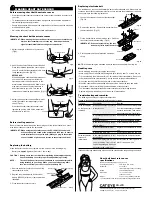 Preview for 2 page of Cateye TM1600E Operating Instructions