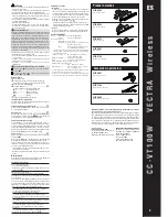 Preview for 3 page of Cateye Vectra CC-VT100W Owner'S Manual