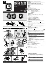 Preview for 1 page of Cateye VELO 5 Quick Start Manual