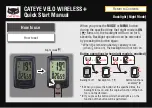 Preview for 18 page of Cateye VELO Wireless+ CC-VT235W Quick Start Manual