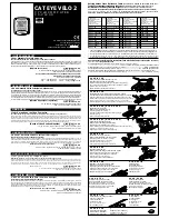 Preview for 1 page of Cateye VELO2 Limited Warranty