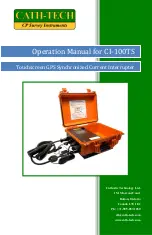 CATH-TECH CI-100TS Operation Manual preview