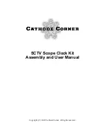 Cathode Corner SCTV Assembly And User'S Manual preview