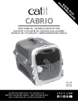 Catit CABRIO Series User Manual preview