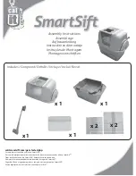 Catit SmartSift Assembly Instructions предпросмотр