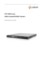 Предварительный просмотр 1 страницы Caton IVP-3000 Series Reference Manual