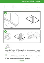 Предварительный просмотр 11 страницы CATRAL INFINITY HIGH DOOR Assembly Preparation