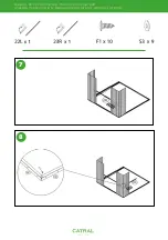 Предварительный просмотр 14 страницы CATRAL INFINITY HIGH DOOR Assembly Preparation