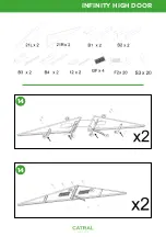 Предварительный просмотр 19 страницы CATRAL INFINITY HIGH DOOR Assembly Preparation