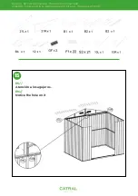 Предварительный просмотр 20 страницы CATRAL INFINITY HIGH DOOR Assembly Preparation