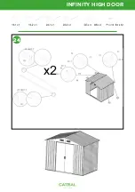 Предварительный просмотр 29 страницы CATRAL INFINITY HIGH DOOR Assembly Preparation