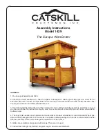 CATSKILL 1429 Assembly Instructions Manual preview