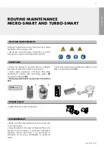 Предварительный просмотр 17 страницы Cattani BLOK-JET SILENT 1 AC200 Instruction Manual