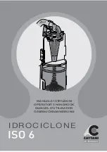 Предварительный просмотр 1 страницы Cattani HYDROCYCLONE ISO 6 Operator'S Handbook Manual