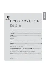 Предварительный просмотр 13 страницы Cattani HYDROCYCLONE ISO 6 Operator'S Handbook Manual