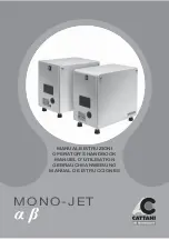 Предварительный просмотр 1 страницы Cattani Mono-Jet a Operator'S Handbook Manual