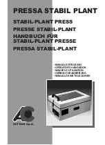 Предварительный просмотр 1 страницы Cattani Stabil Plant-Press Operator'S Handbook Manual