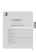 Preview for 56 page of Cattani turbo smart Operator'S Handbook Manual