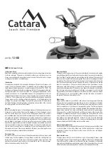 Cattara 13 603 Instructions For Use preview