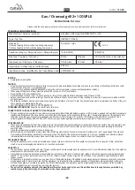 Preview for 2 page of Cattara 13042 Instructions For Use Manual