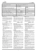 Preview for 3 page of Cattara 99BB011 Manual