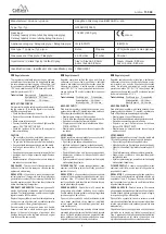 Preview for 3 page of Cattara G3554OD Manual