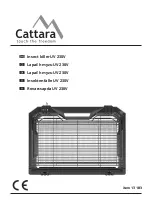 Preview for 1 page of Cattara UV 230V Manual