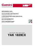 Cattini Oleopneumatica YAK 1820CX Operating And Maintenance Manual preview