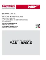 Предварительный просмотр 1 страницы Cattini Oleopneumatica YAK 1820CX Operating And Maintenance Manual