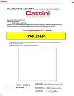 Preview for 26 page of Cattini Oleopneumatica Yak 214/P Operating And Maintenance Manual