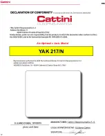 Preview for 12 page of Cattini Oleopneumatica YAK 217/N Operating And Maintenance Manual