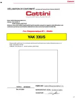 Preview for 27 page of Cattini Oleopneumatica YAK 330/S Operating And Maintenance Manual