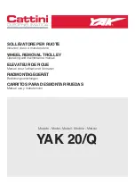 Cattini Oleopneumatica YAK Series Operating And Maintenance Manual preview