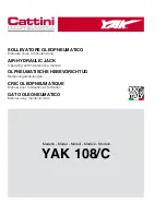 Cattini YAK 108/C Operating And Maintenance Manual preview