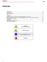 Preview for 10 page of Cattini YAK 108/C Operating And Maintenance Manual