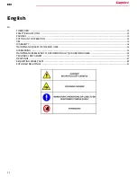 Preview for 11 page of Cattini YAK 222/N Operating And Maintenance Manual