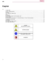 Preview for 11 page of Cattini YAK 312 Operating And Maintenance Manual