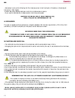 Preview for 15 page of Cattini YAK 312 Operating And Maintenance Manual