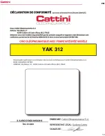 Preview for 30 page of Cattini YAK 312 Operating And Maintenance Manual